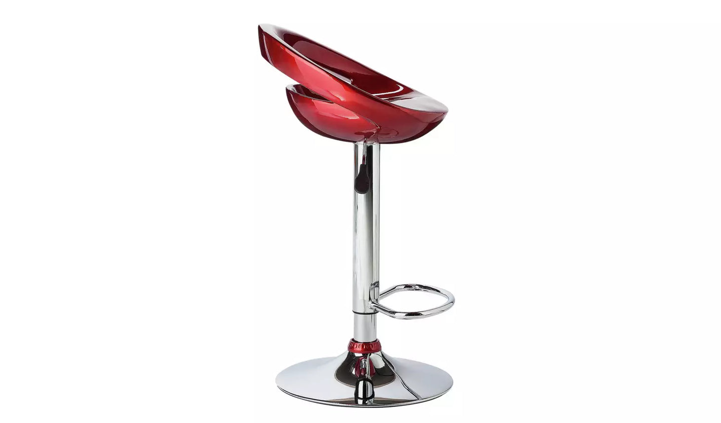 Assembled Ottawa Gas Lift Bar Stool - Red